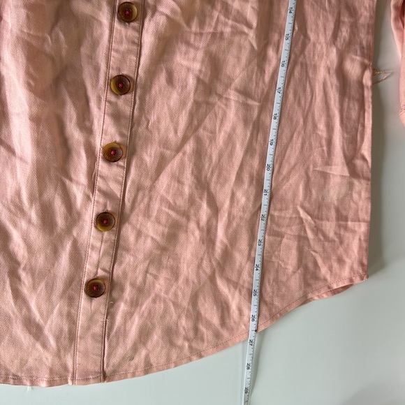 Maeve Anthropologie Linen Blend Top Size 8 - Picture 10 of 12